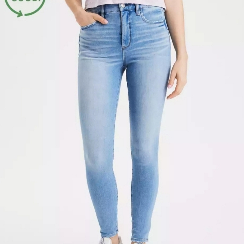American Eagle super hi rise jegging size 00R